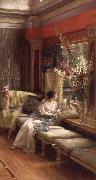Sir Lawrence Alma-Tadema,OM.RA,RWS Vain Courtship oil painting reproduction
